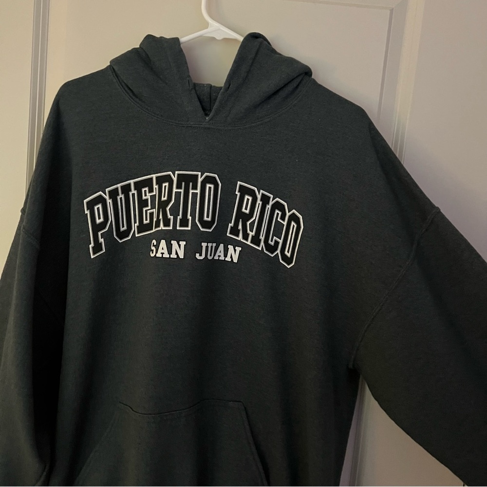San Juan Puerto Rico mens long sleeve pullover hoodie sweatshirt | size XL - Picture 2 of 8
